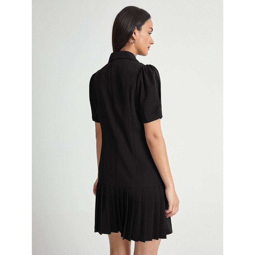 Commense Double Breasted Multi Button Short Puff … - image 4